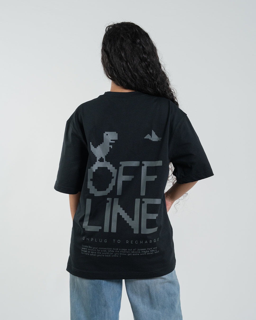Offline - Oversized - Signature Obsidian Black