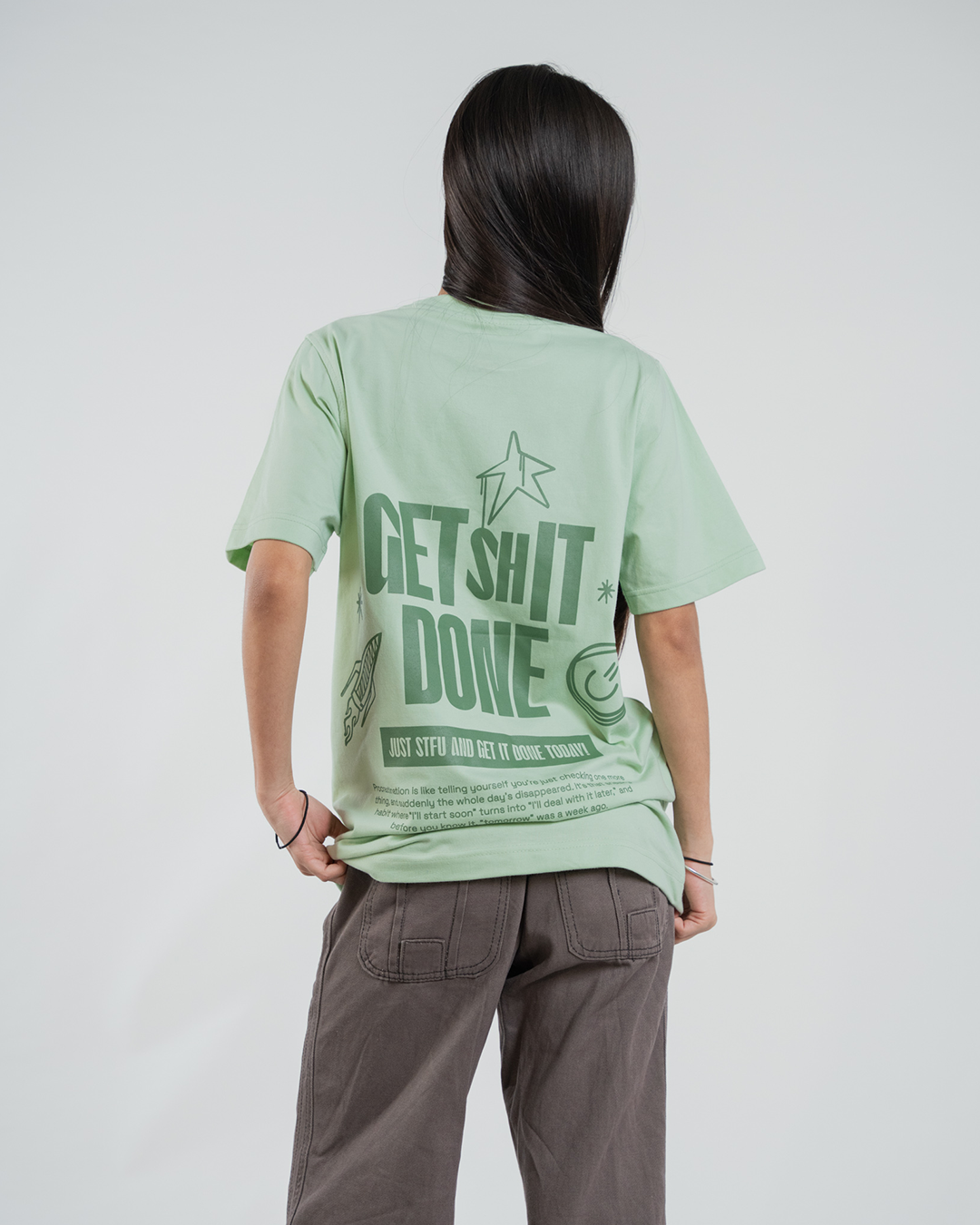 Get Shit Done - Regular Fit - Mint Mist