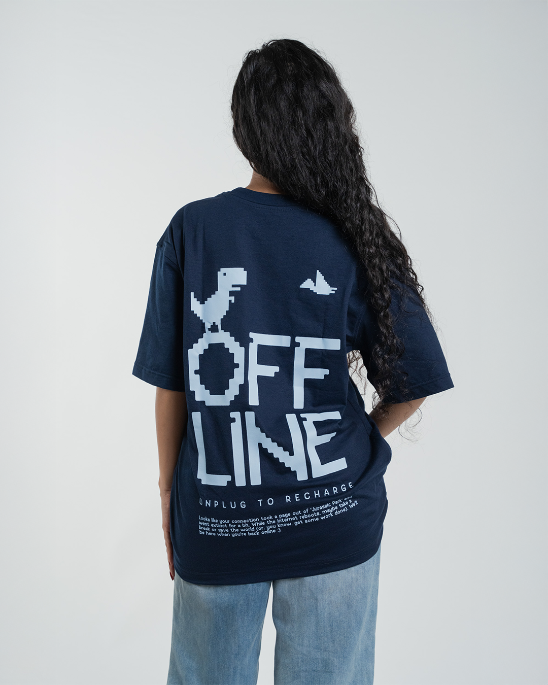 Offline - Oversized - Midnight Blue