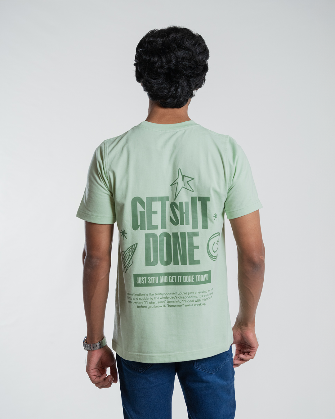 Get Shit Done - Regular Fit - Mint Mist