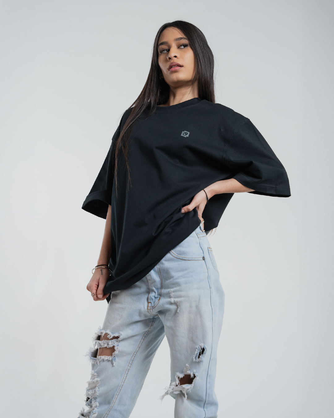 Offline - Oversized - Signature Obsidian Black